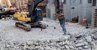 Демонтаж фундамента цена от 2004 руб. | снос старого фундамента заказать в Ступино