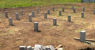 Фундамент на забивных жб сваях под ключ в Ступино - фундамент из забивных железобетонных свай цена от 3217 руб/м2